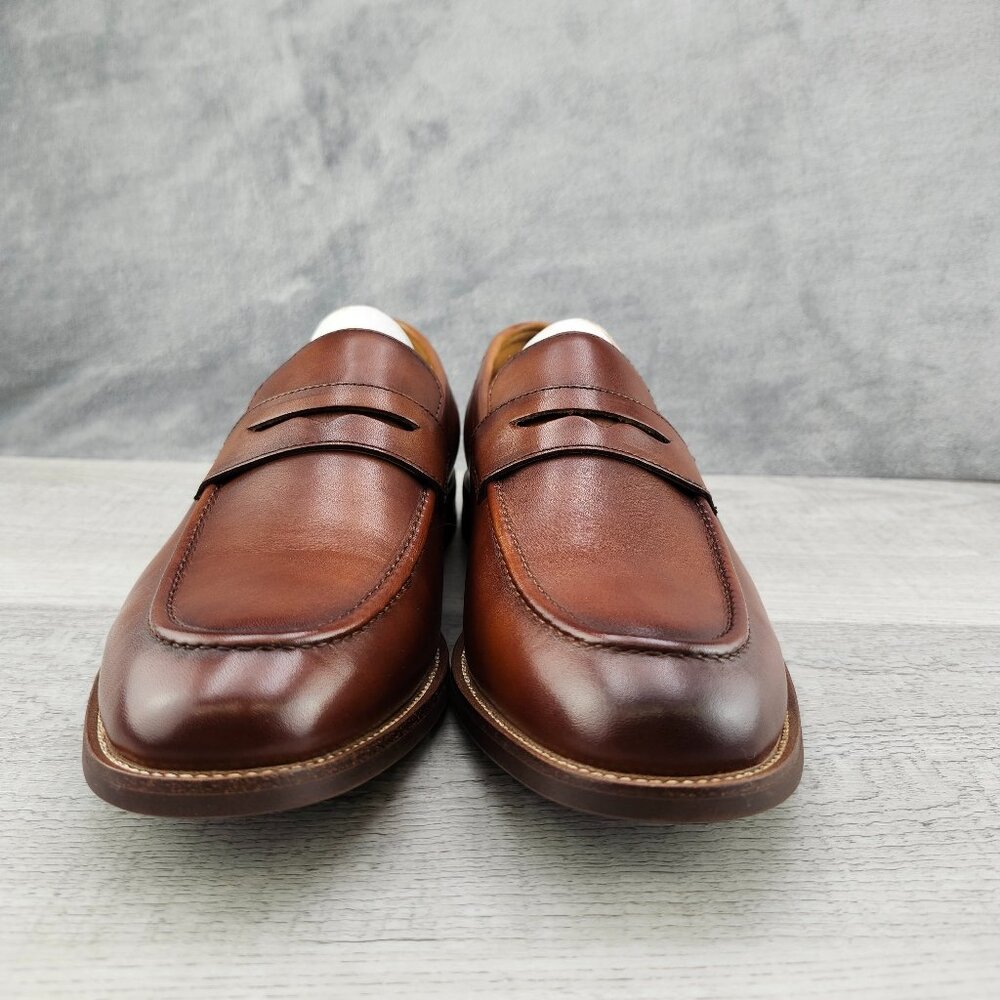 Florsheim Rucci Moc Toe Penny Loafer Men Size 7.5M Cognac - Picture 3 of 16